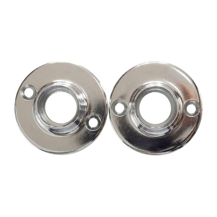 INSIDE FLANGE BRACKETS-19MM CHROME