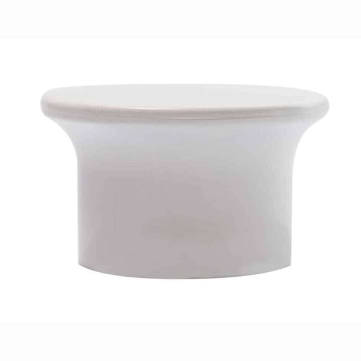 34mm End Cap- White