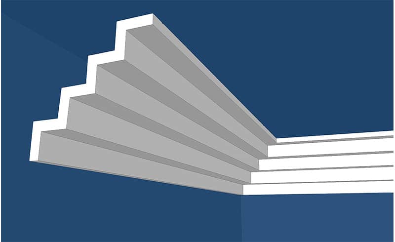 BR03 XPS Cornice - 8m Pack (4 x 2m length) 1 |