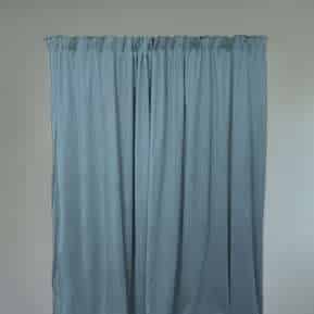 Designer Velvet Taped Curtain -blue 3 Designer Velvet Taped Curtain -blue - Image 3