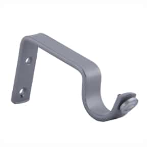 32mm Elements Wall Brackets Single Silver