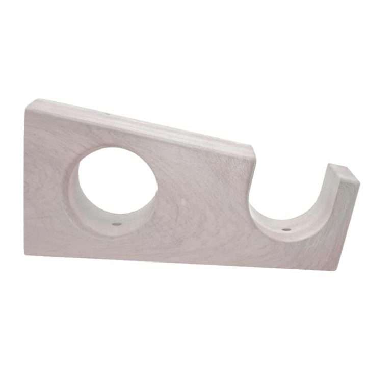 34mm Designer Curtain Pole Double Brackets - Sea Mist