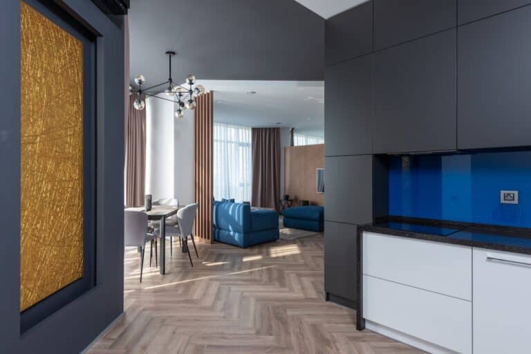 Black curtain tracks