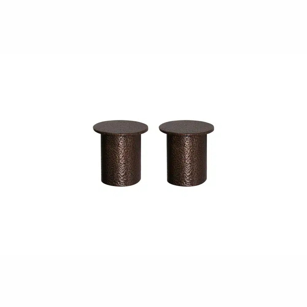 22mm Chariot Curtain Pole End Cap Finials - Copper