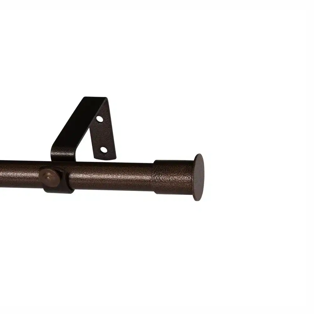 22mm Chariot Single Pole Set with End Caps - Copper