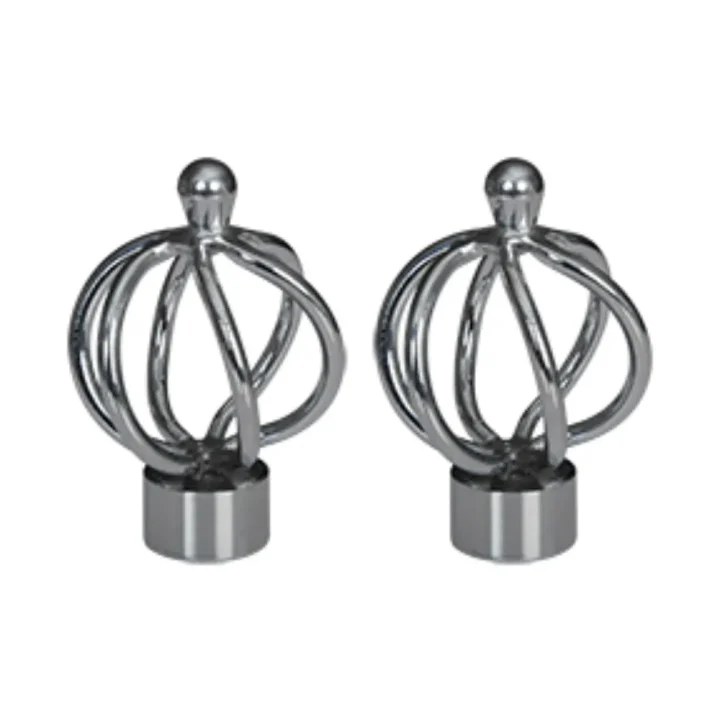 BASKET FINIALS-28MM CHROME