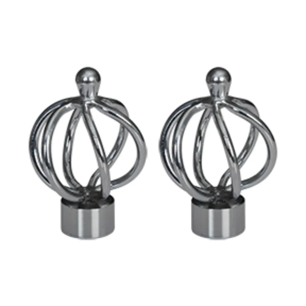 BASKET FINIALS-28MM CHROME