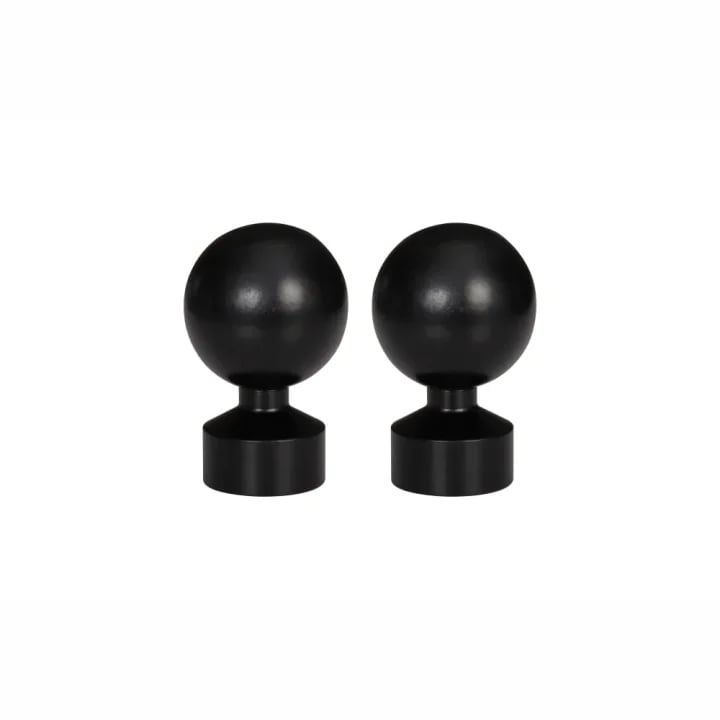 32mm Elements Ball Finial Black