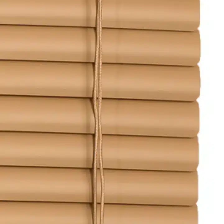 Current Promotions 16 25mm PVC blind Champagne closeup1