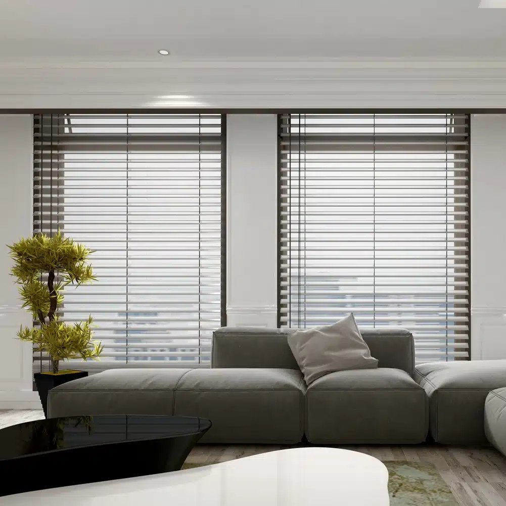 25mm PVC Venetian Blind - Dark Grey 6 25mm PVC Venetian Blind - Dark Grey - Image 6