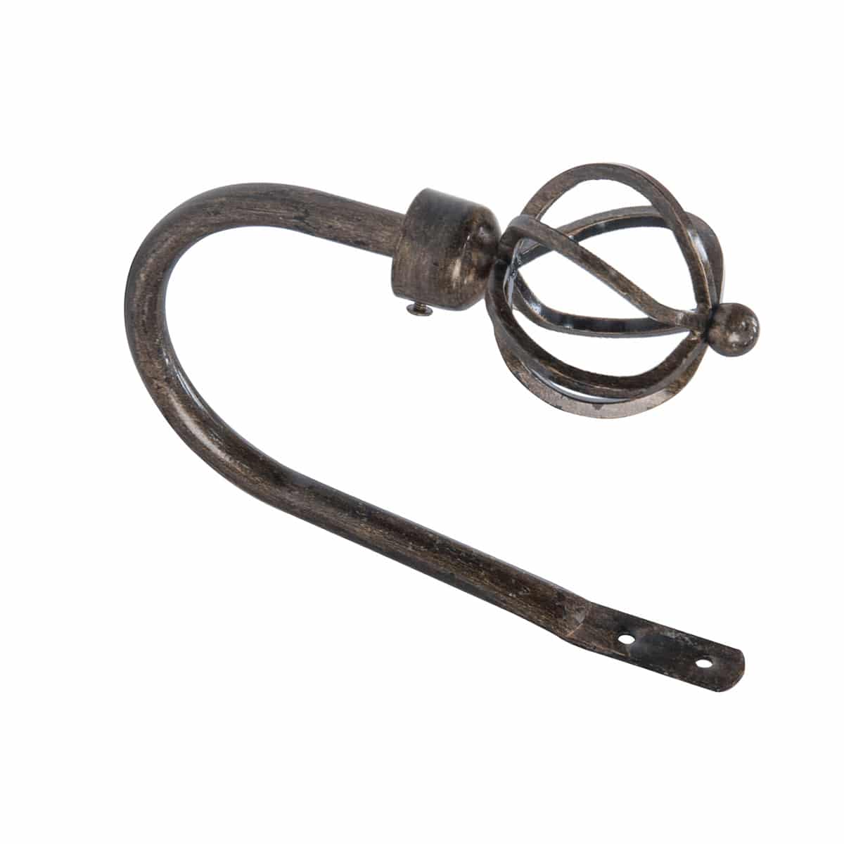 28mm Gypsy Basket Curtain Holdbacks - Black - Image 2