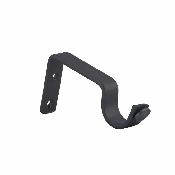 32mm Elements Wall Brackets Single Black