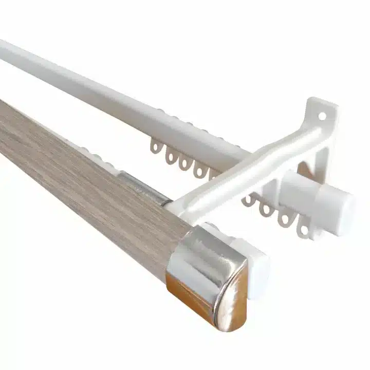 33mm Half Round Pelmet & Track - Sea Mist