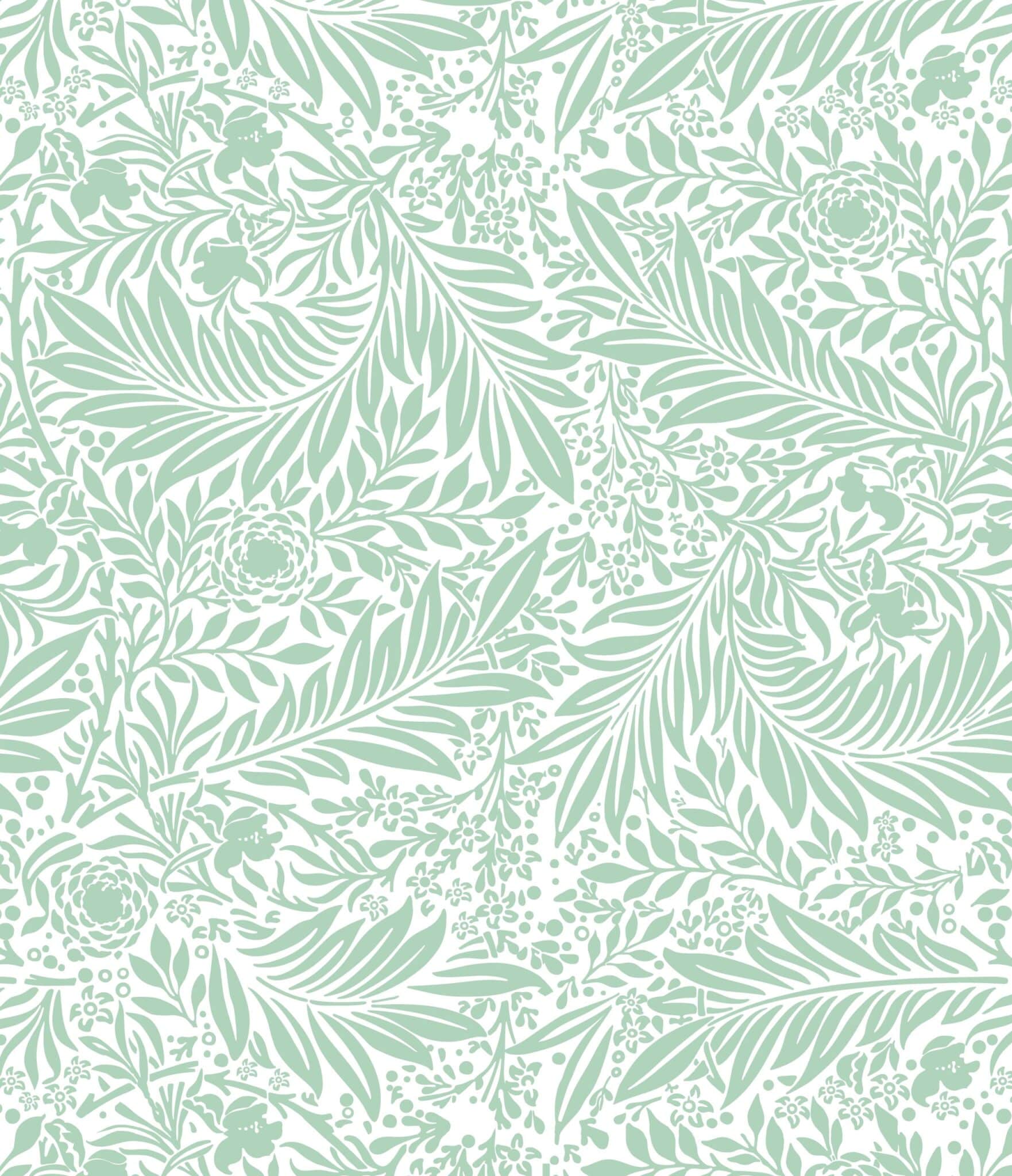 Wallpaper - Morris - Duck Egg Green 1 Wallpaper - Morris - Duck Egg Green