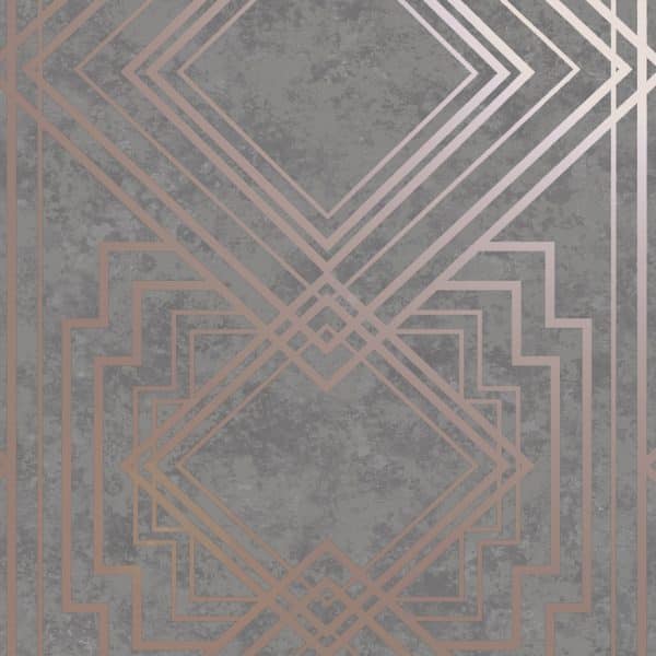 Current Promotions 24 Wallpaper - Delano - Grey & Rose-gold