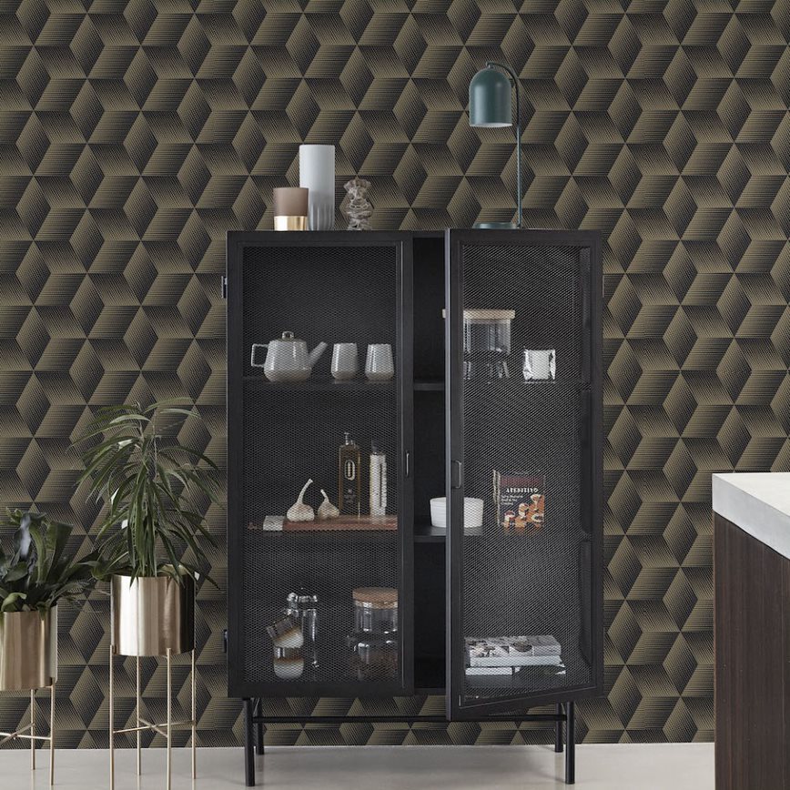 Wallpaper - Quibist - Black & Gold - Image 2