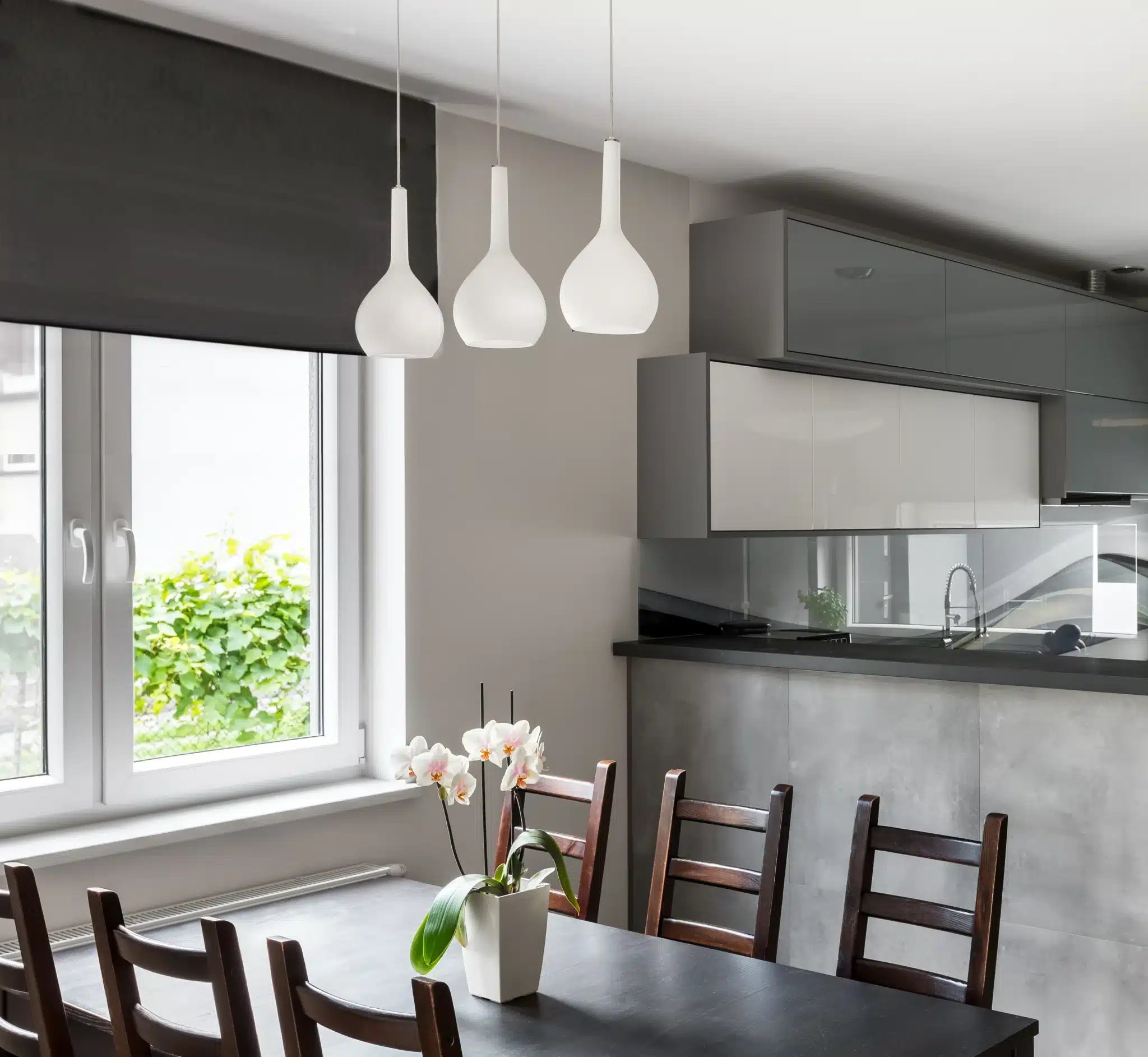 Blockout Fabric Roller Blind - Graphite 2 Blockout Fabric Roller Blind - Graphite - Image 2