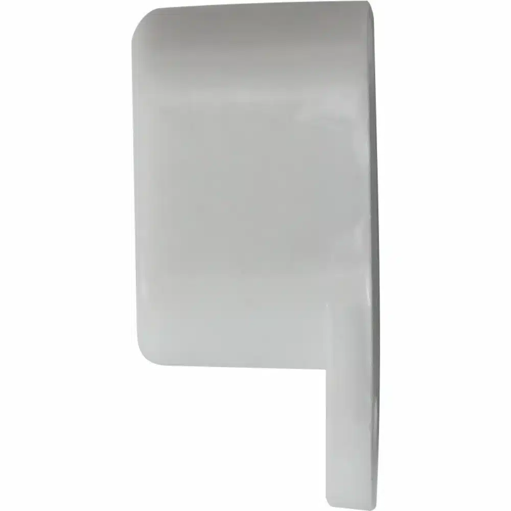 C-track Push on End Stops - White