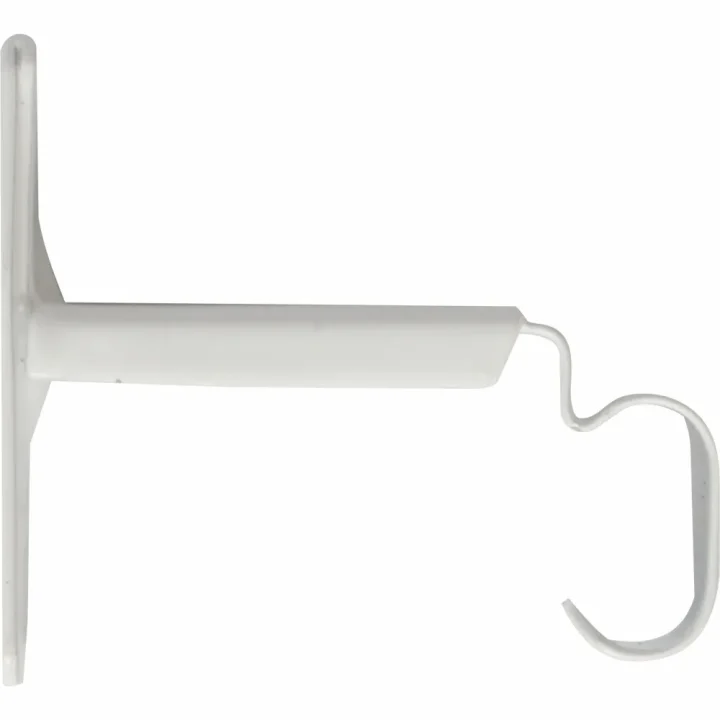 C-track Single Metal Brackets - White