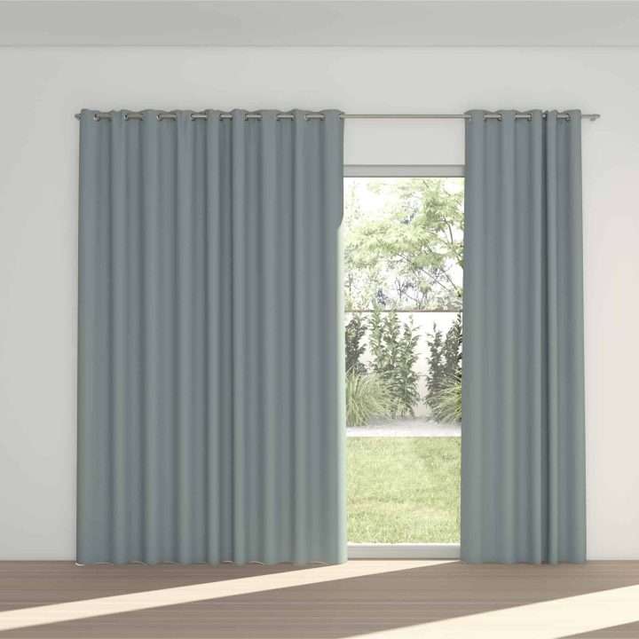 STUART GRAHAM READY MADE BLOCK OUT EYELET CURTAINS-DUSK