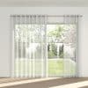 STUART GRAHAM READY MADE SHEER TEXTURED EYELET CURTAINS-WILLOW