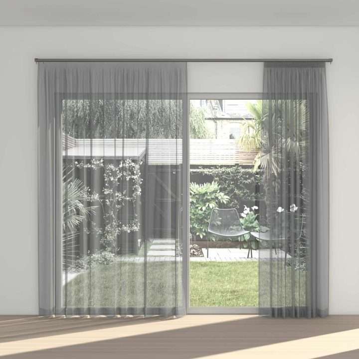 STUART GRAHAM READY MADE POLYESTER TAPED CURTAINS-AERIAL