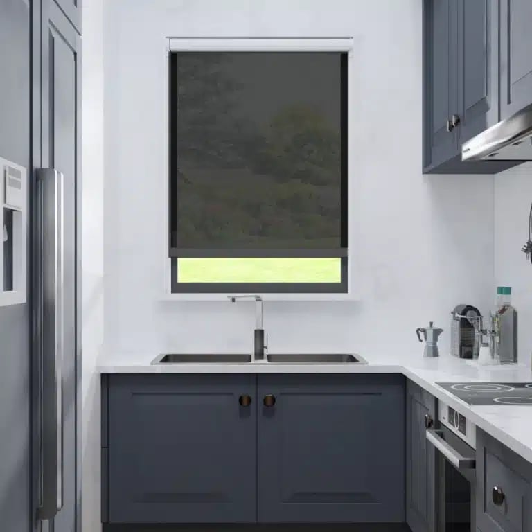 Sheer rollerblind graphite lifestyle1