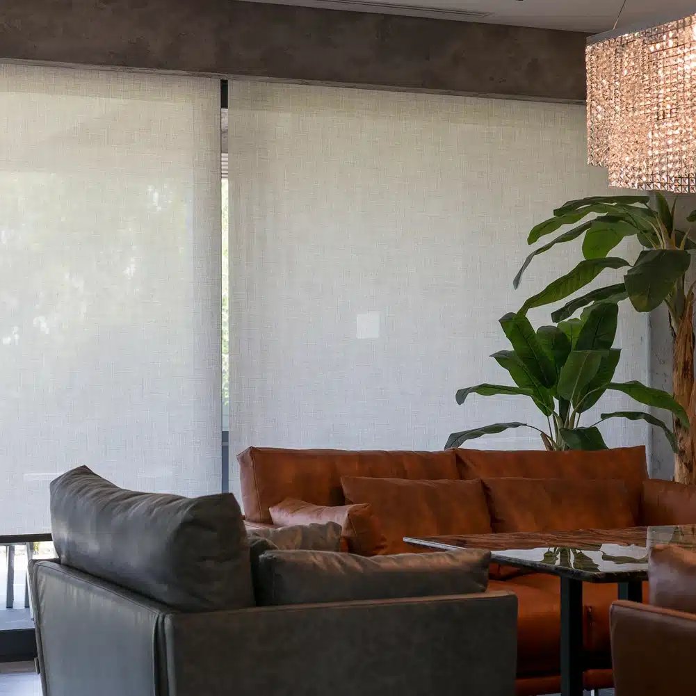 Sheer Fabric Roller Blind - Grey 4 Sheer Fabric Roller Blind - Grey - Image 4