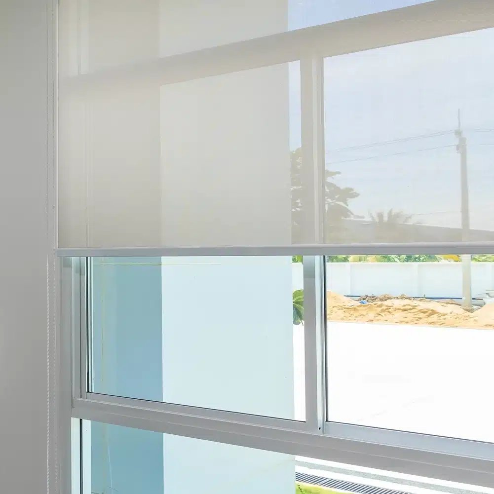 Sheer Fabric Roller Blind - Natural 3 Sheer Fabric Roller Blind - Natural - Image 3