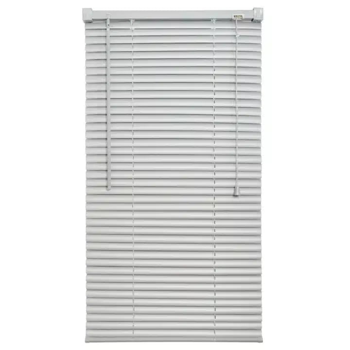 25mm PVC Venetian Blind - Silver Grey