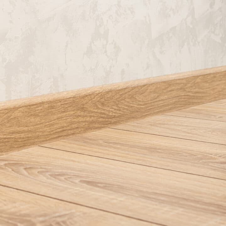 Modular PVC Skirting - 100mm x 2400mm - Daytona Light Oak