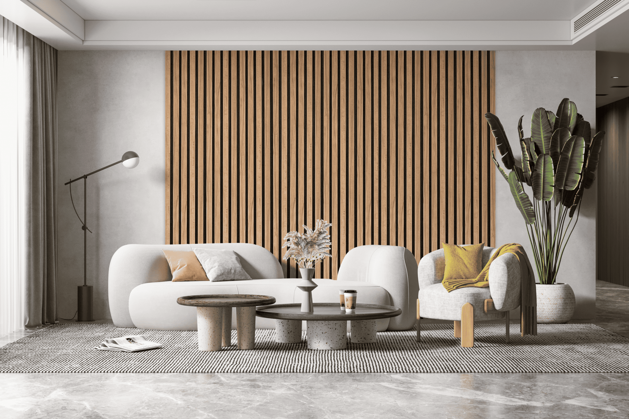 Slatted Wall Panel - Birch - Image 3