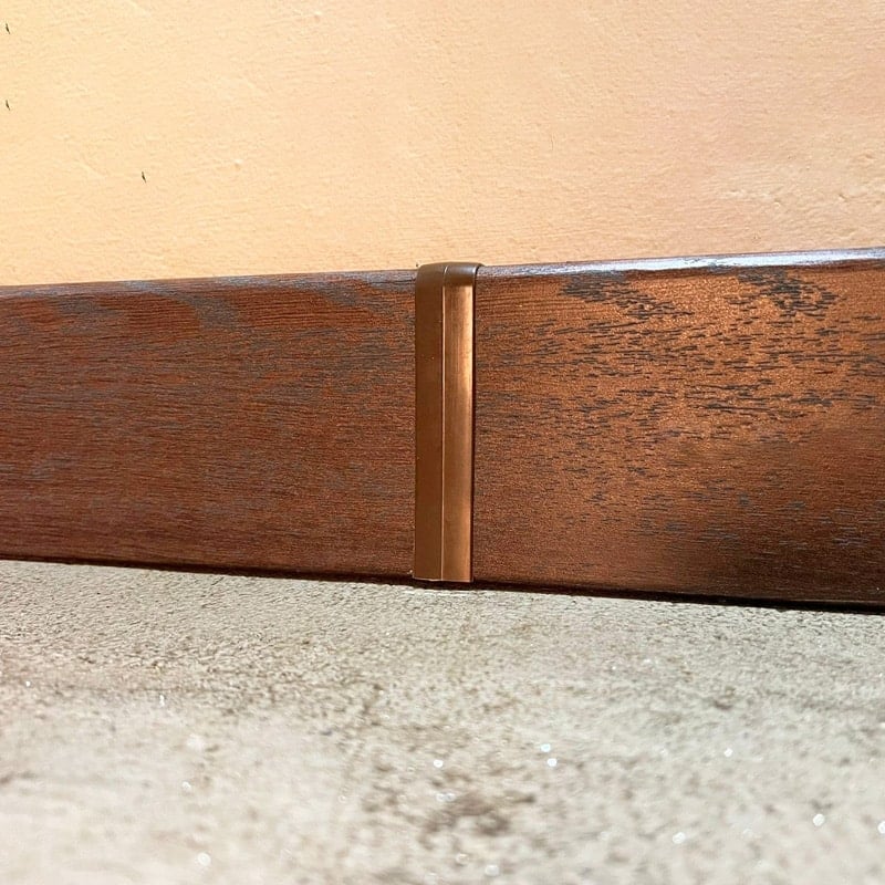 Modular PVC Skirting - 100mm x 2400mm - Oxford Oak