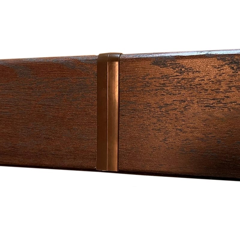 PVC Skirting Center Joiner - Oxford Oak 1 PVC Skirting Center Joiner - Oxford Oak