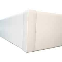 External Corner PVC Skirting Joiner - White
