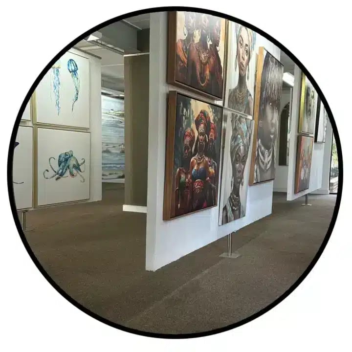 Round Framed Aluminium Mirror - 1500mm x 1500mm