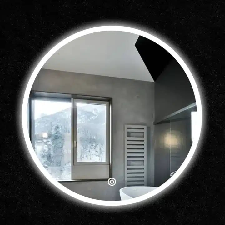Round LED Mirror - 600mm x 600mm