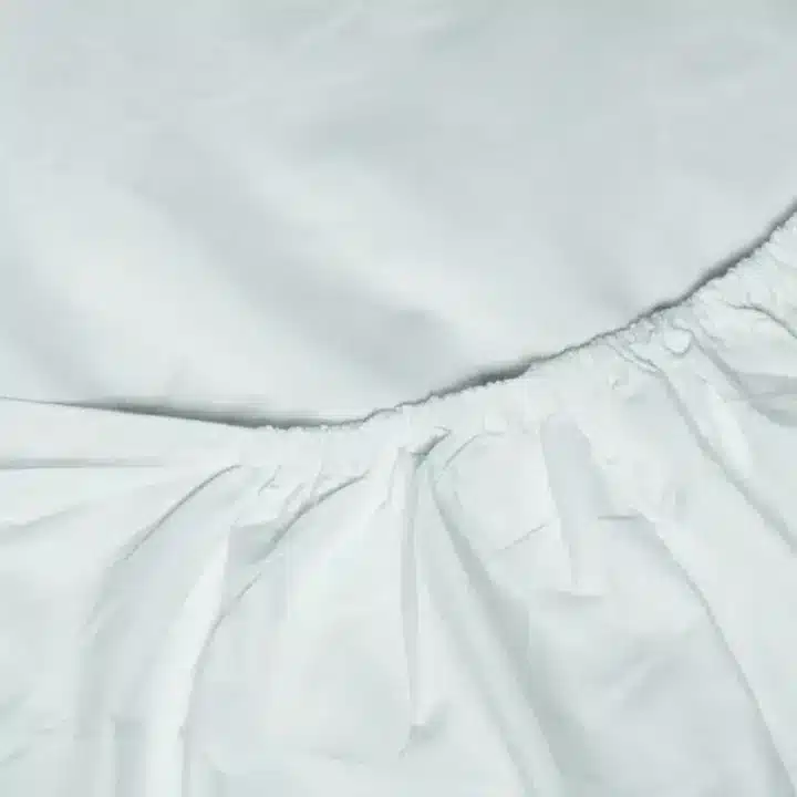 Duck Egg Percale Fitted Sheet - 100% Cotton