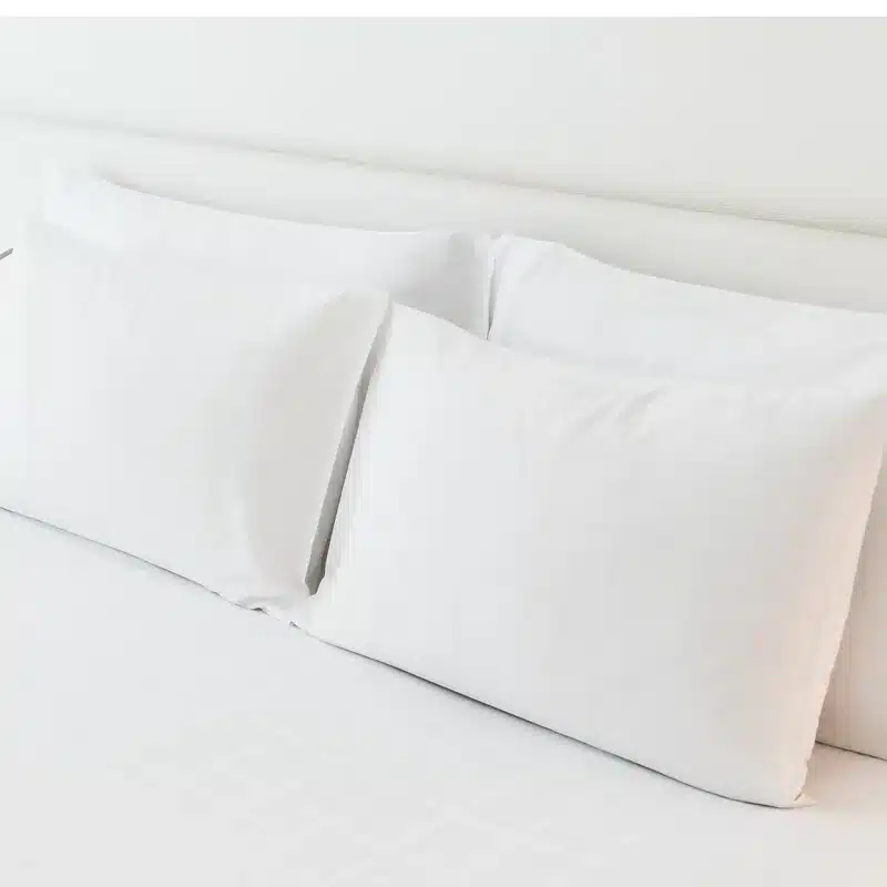 Finishing Touches SA 72 White Percale Pillow Case - 100% Cotton