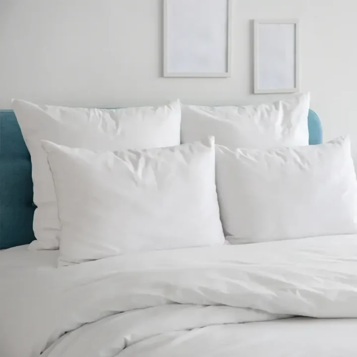 Percale Plain White Duvet Cover - 100% cotton