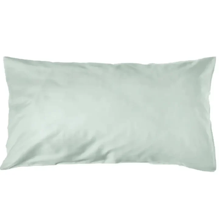 Grey Percale Plain Pillow Case - 100% Cotton