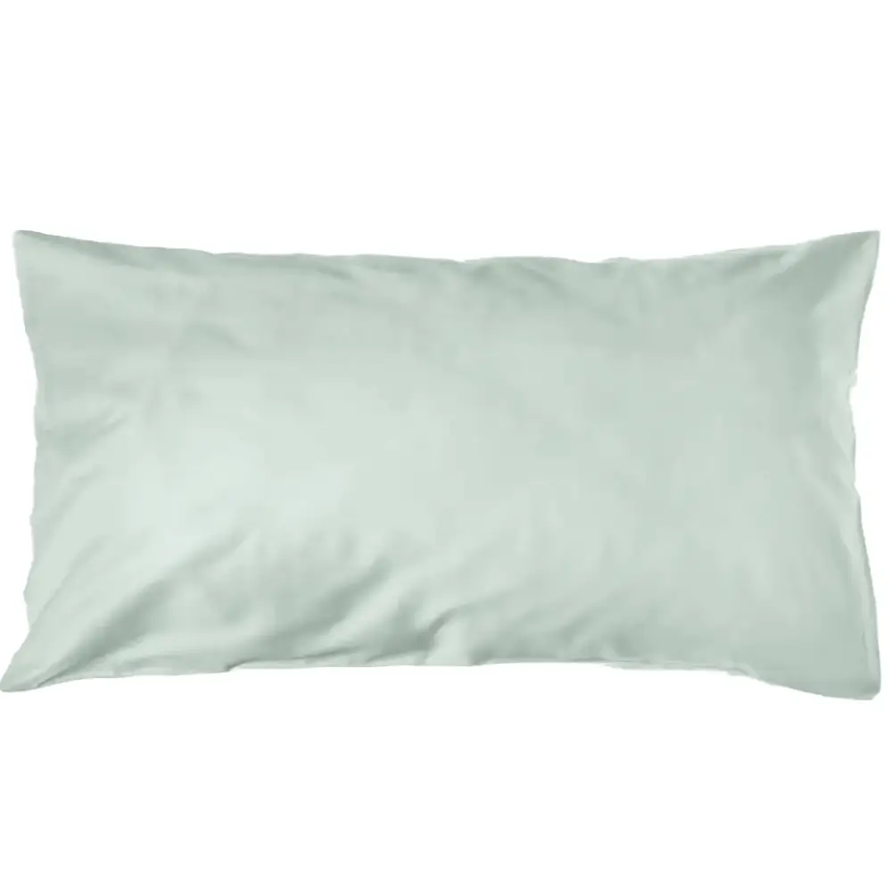 Finishing Touches SA 68 Grey Percale Plain Pillow Case - 100% Cotton
