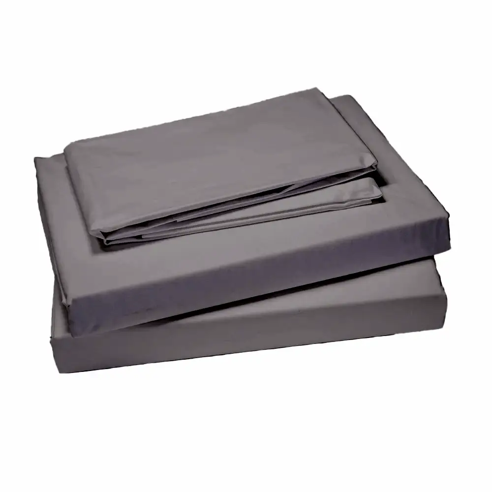 Grey Oxford Duvet Cover - 100% cotton 2 Grey Oxford Duvet Cover - 100% cotton - Image 2