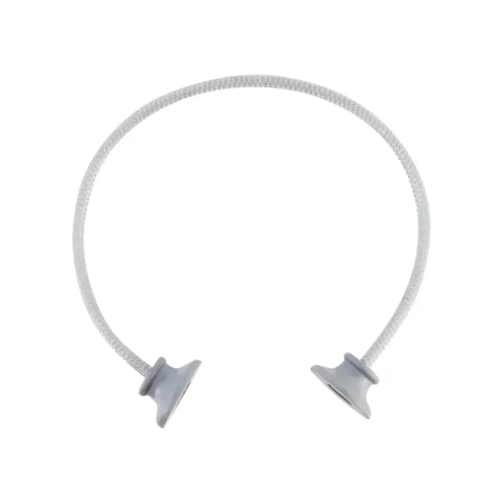 Promotions 1 Fabric Rope Tie Back - Silver