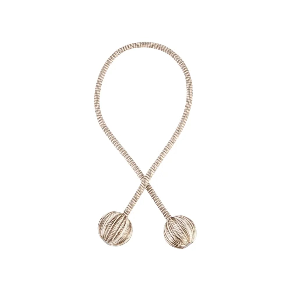 Bendable Tassel Tie Back - Cream