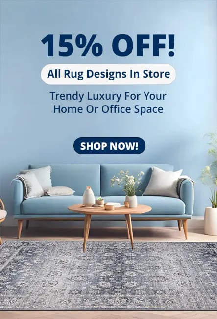 Finishing Touches - 15% Off All Rug Designs In Store - Shop Now!