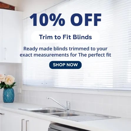 Finishing Touches - Deals - 10% Off All Trim To Fit Blinds - MAY 2026