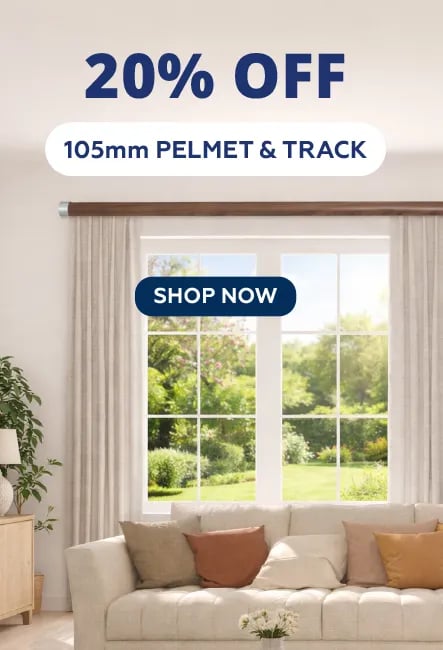 Finishing Touches - Deals - 20% Off 105mm Pelmet & Track - MAY 2026