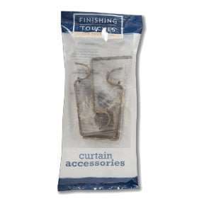 SINGLE CURTAIN ROD BRACKET-22MM GOTHIC-3 PACK BRONZE