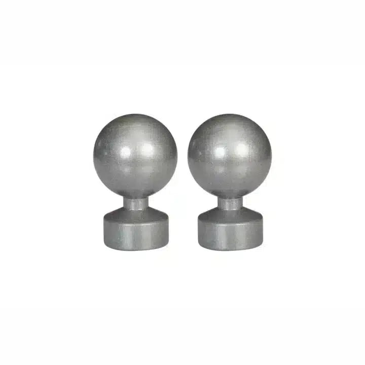 32mm Elements Ball Finial Silver